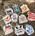 Bookish Acrylic Keychains